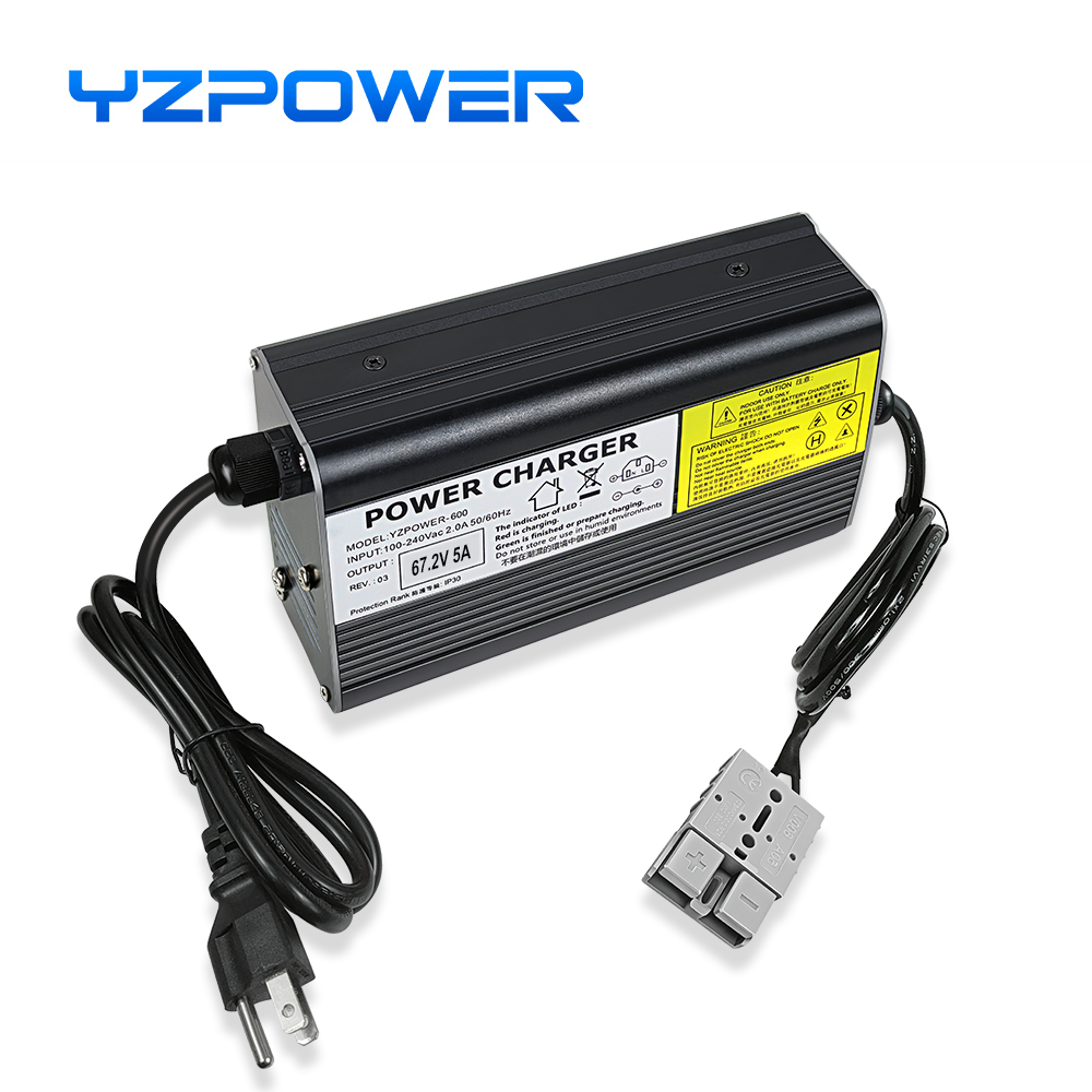 YZPOWER 67.2V 5A Lithiumbatter - 84V 20A Smart Charger recensie en prijs