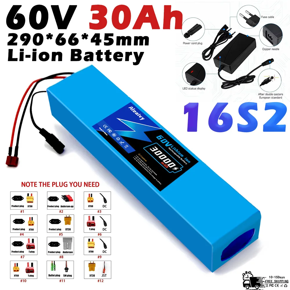 2025 Verbeterde 60 V 30Ah 1865 - 60V 50Ah Electric Scooter Battery recensie en prijs