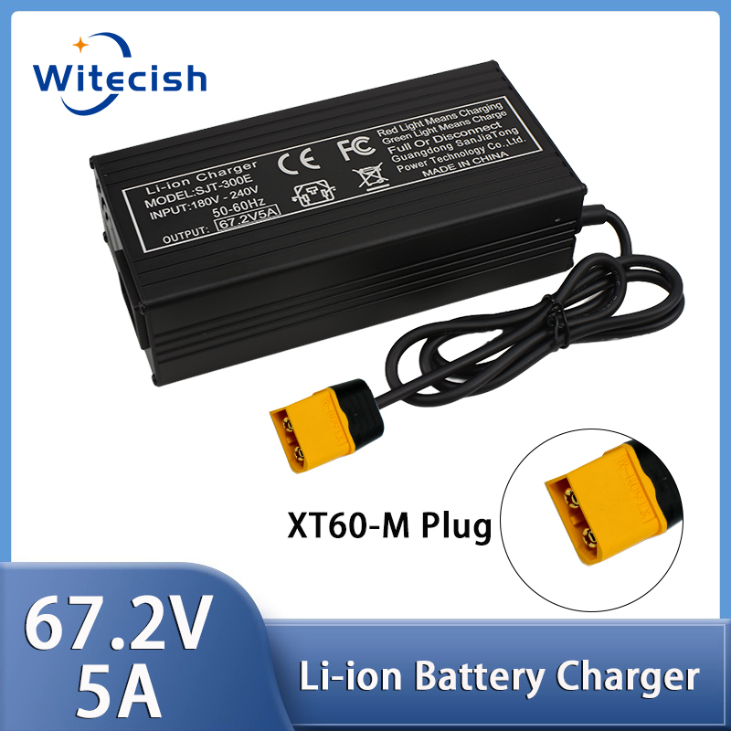 60V snellader, 67,2V/5A, voor  - 84V 20A Smart Charger recensie en prijs